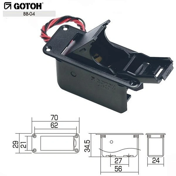 Контейнер для батарейки Gotoh BB-04