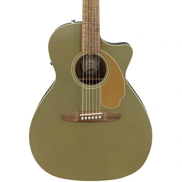 Электроакустическая гитара Fender Newporter Player Olive Satin