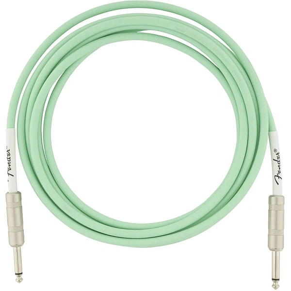 Инструментальный кабель Fender 10" Original Series Instrument Cable Surf Green