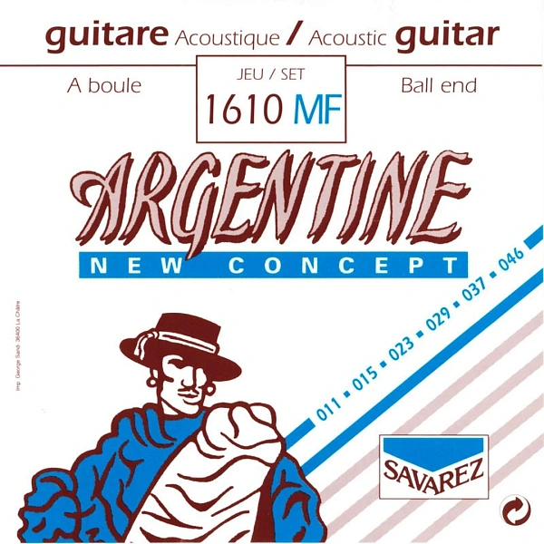 Струны для акустической гитары Savarez 1610MF Argentine 11-46