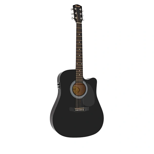 Электроакустическая гитара Fender Squier SA-105CE Black
