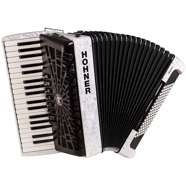 Аккордеон Hohner Bravo III 96 white