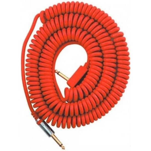Гитарный кабель Vox VCC-90RD Vintage Coiled Cable