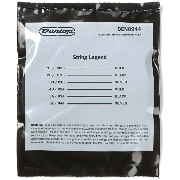 Струны для электрогитары Dunlop DEN09544 9.5-44