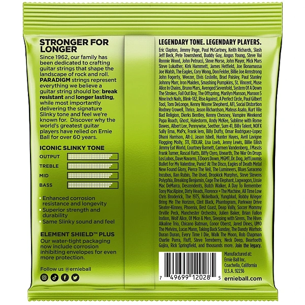 Струны для электрогитары Ernie Ball 2028 10-56 7-String