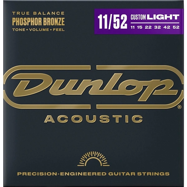 Струны для акустической гитары Dunlop DAP1152 11-52