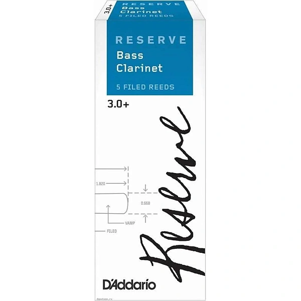 Трость для кларнета бас Rico DER05305