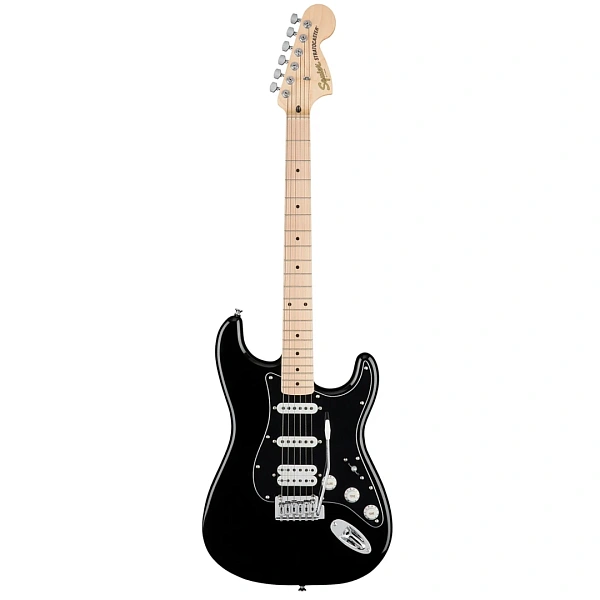 Электрогитара Fender Squier Affinity Stratocaster With Tremolo HSS MN Black