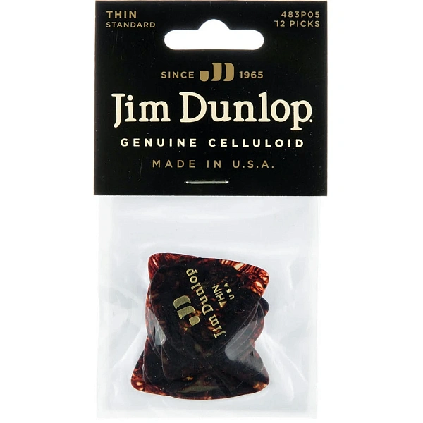 Набор медиаторов Dunlop 483P05TH Celluloid Shell Thin