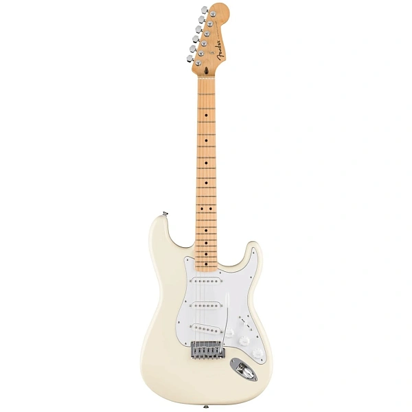 Электрогитара Fender Standard Stratocaster MN Olympic White