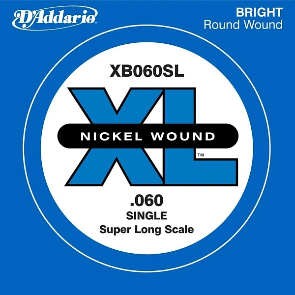 Струна для бас-гитары D'Addario XB060SL Nickel Wound
