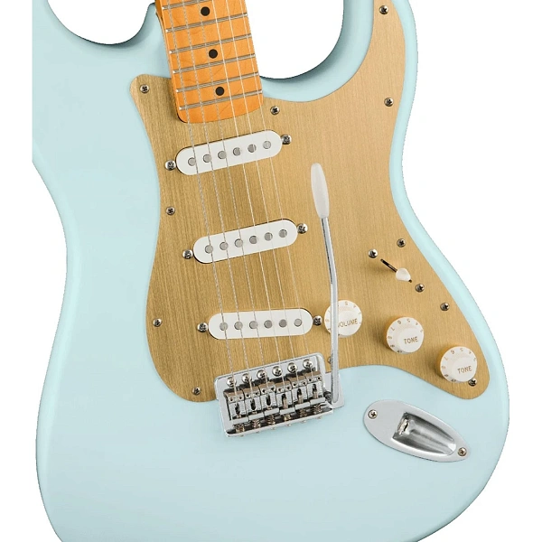 Электрогитара Fender Squier 40th Anniversary Stratocaster MN Aged Hardware Satin Sonic Blue