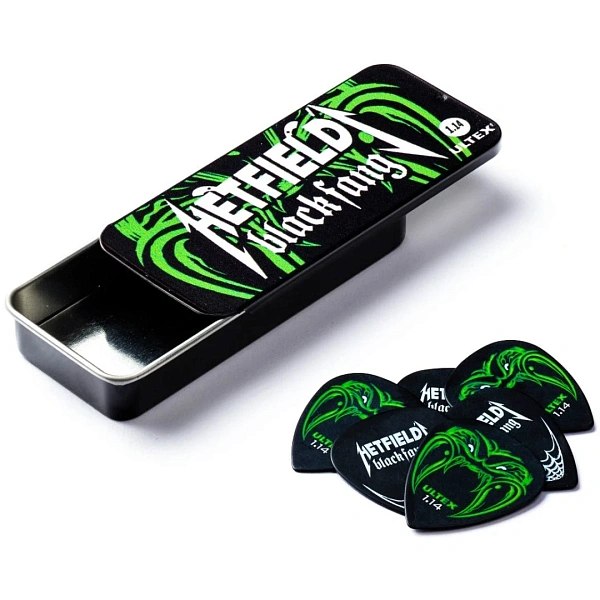 Набор медиаторов Dunlop PH112T1.14 Hetfield Black Fang Pick Tin