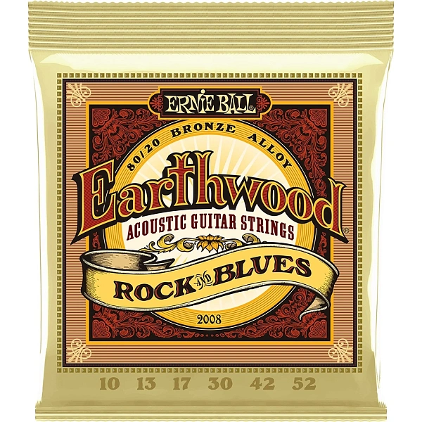 Струны для акустической гитары Ernie Ball 2008 10-52