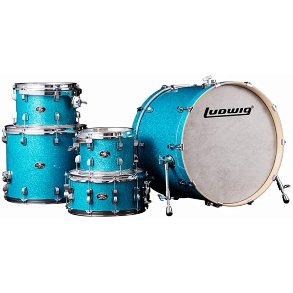 Ударная установка Ludwig Evolution Maple Pro LCEM52206 Shinning Blue