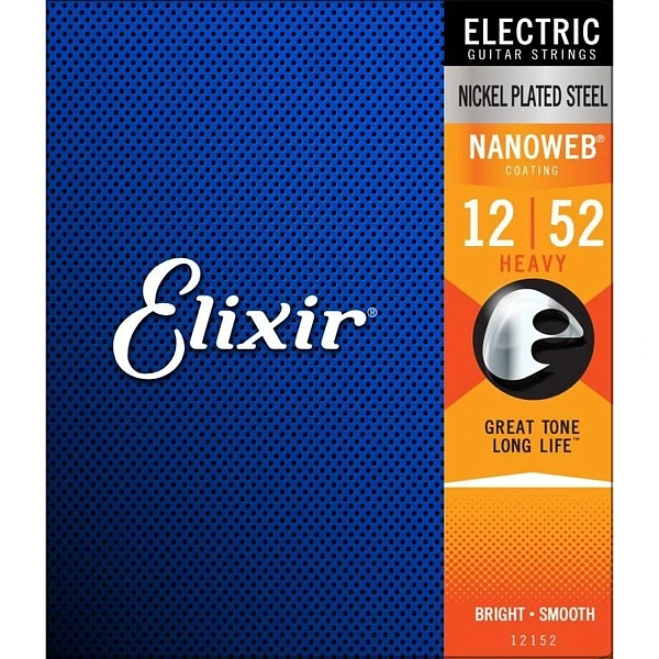 Струны для электрогитары Elixir 12152 12-52