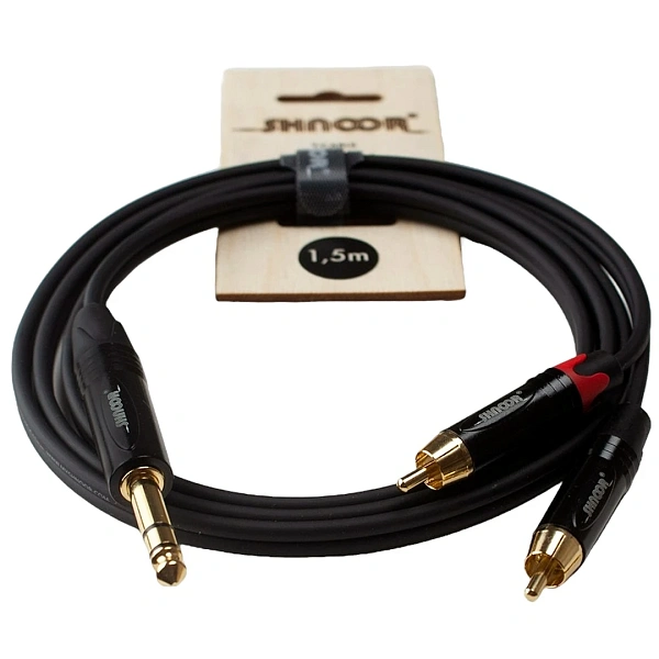 Кабель Shnoor JS2RCA-1,5m