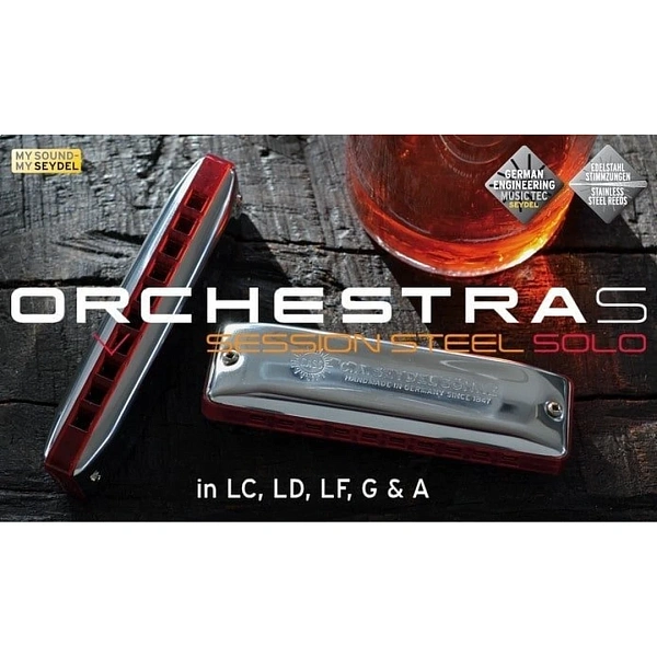Губная гармошка Seydel Orchestra S Session Steel LC