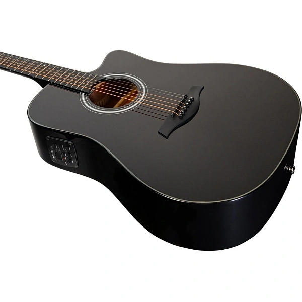 Электроакустическая гитара Rockdale Aurora D5 C BK E Gloss