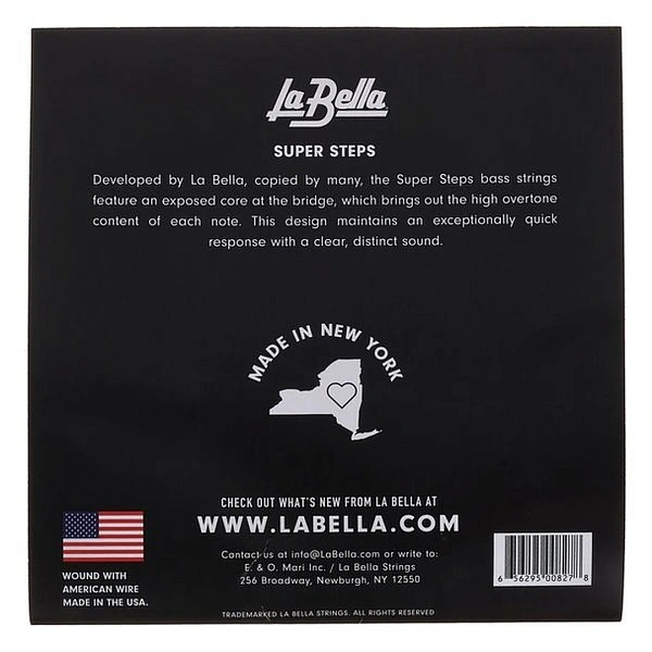 Струны для бас-гитары La Bella SS45 45-105