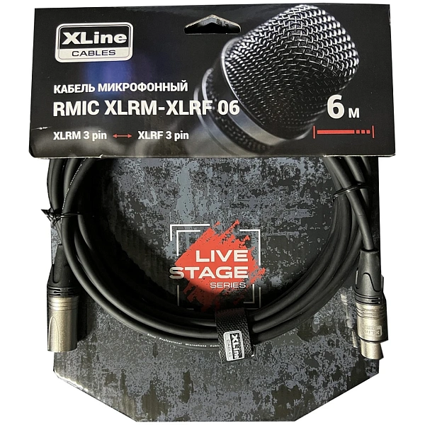 Микрофонный кабель Xline RMIC XLRM-XLRF 06