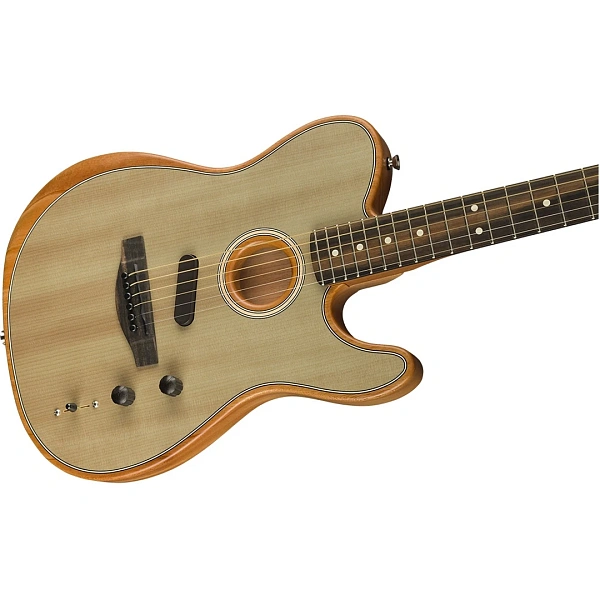 Электроакустическая гитара Fender American Acoustasonic Telecaster EB Sonic Gray