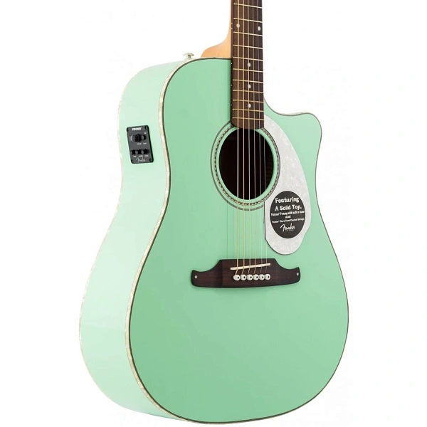 Электроакустическая гитара Fender Sonoran SCE Surf Green v2