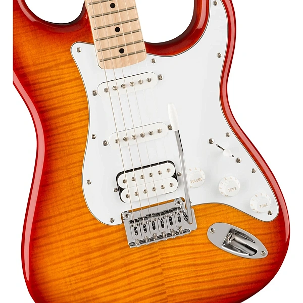Электрогитара Fender Squier Affinity Stratocaster FMT HSS MN Sienna Sunburst