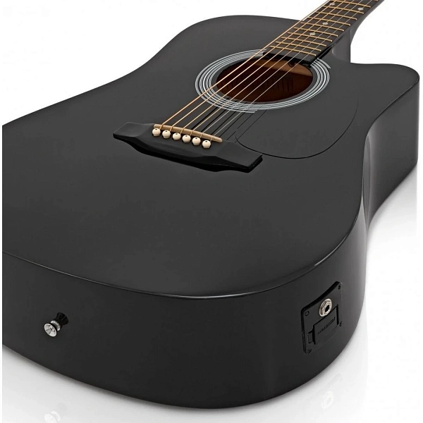Электроакустическая гитара Fender Squier SA-105CE Black