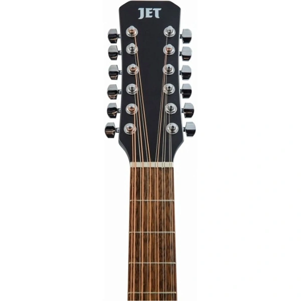 12-струнная электроакустическая гитара Jet JDEC-255/12 BKS
