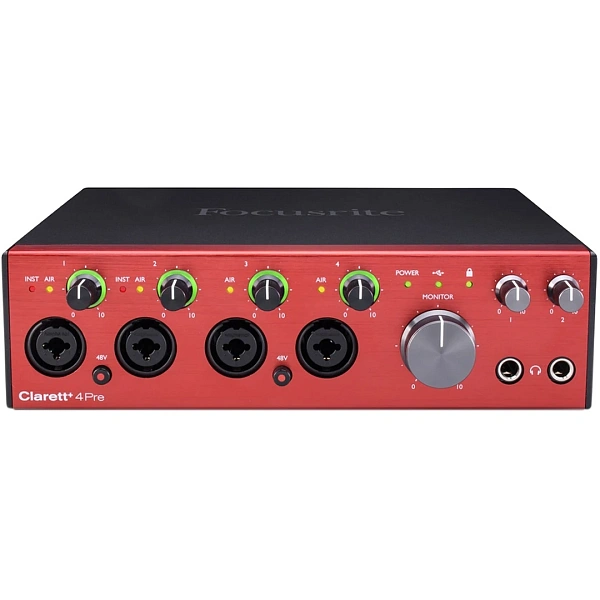 Аудиоинтерфейс Focusrite Clarett+ 4Pre