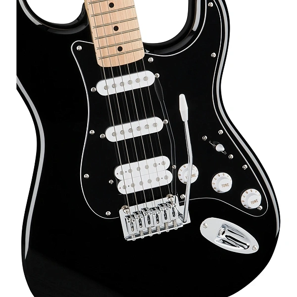 Электрогитара Fender Squier Affinity Stratocaster With Tremolo HSS MN Black