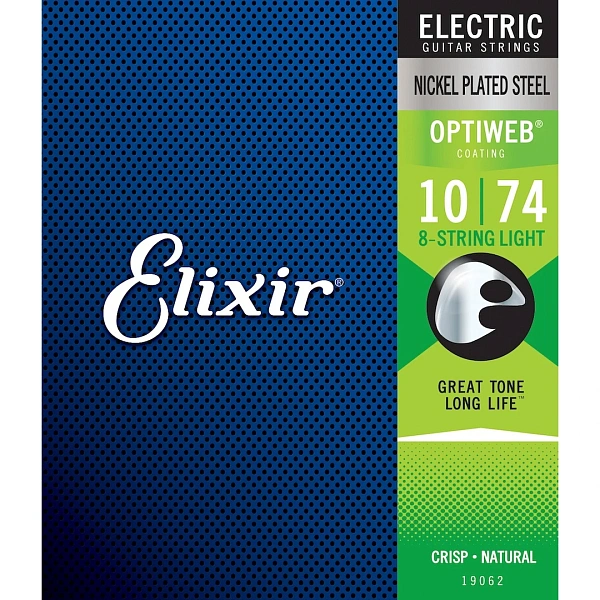 Струны для электрогитары Elixir 19062 10-74