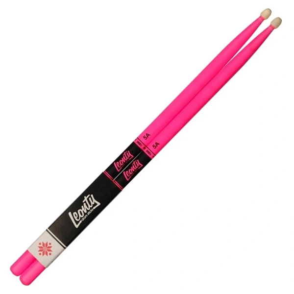 Барабанные палочки Leonty Fluorescent Pink 5A