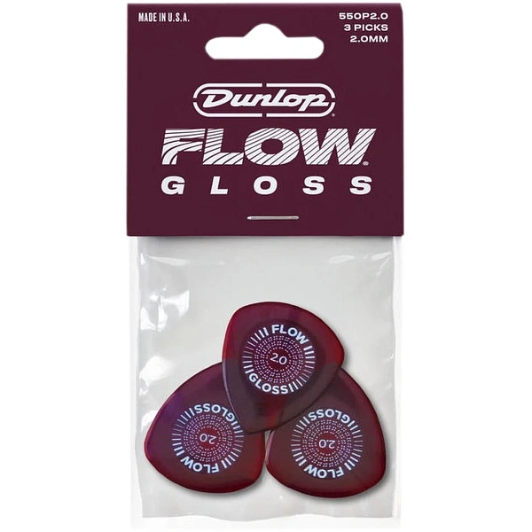 Набор медиаторов Dunlop 550P2.0 Flow Gloss 2.0