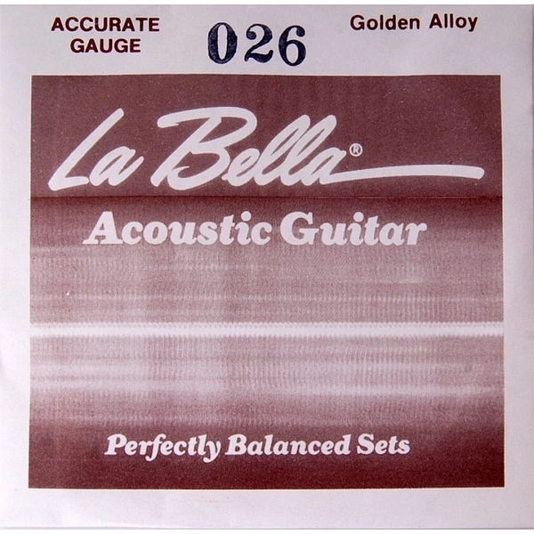 Cтруна для акустической гитары La Bella GW026
