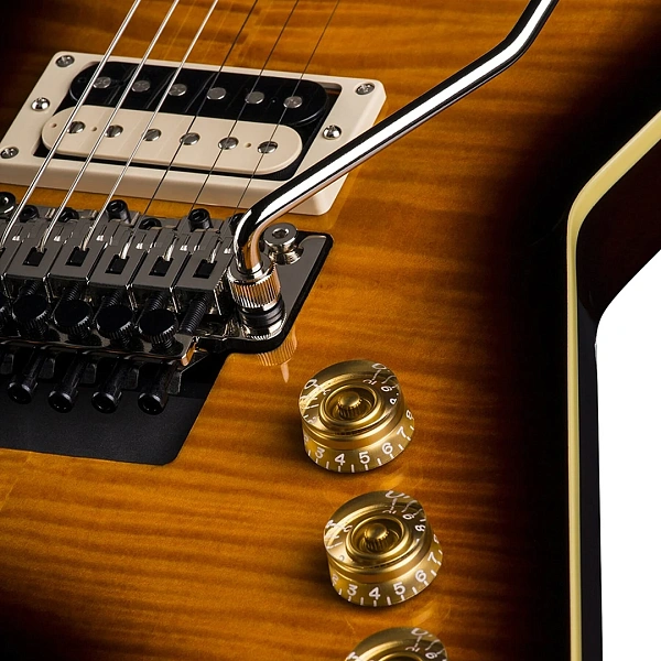 Электрогитара Dean ML 79 Floyd Flame Top Trans Brazilia