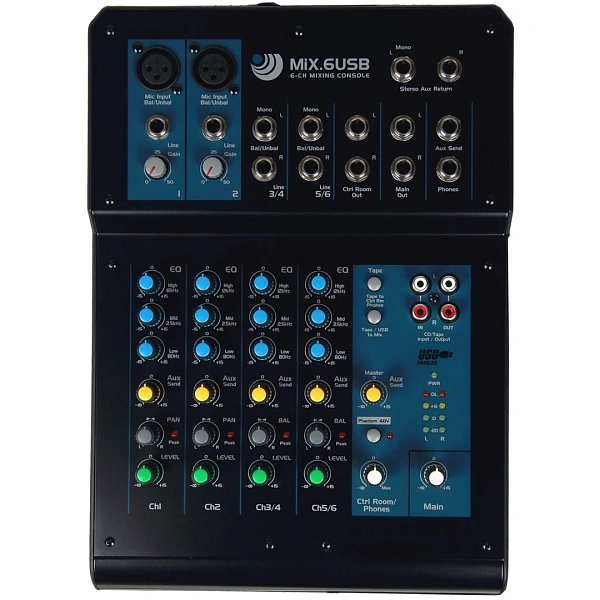 Микшерный пульт Invotone MiX6USB