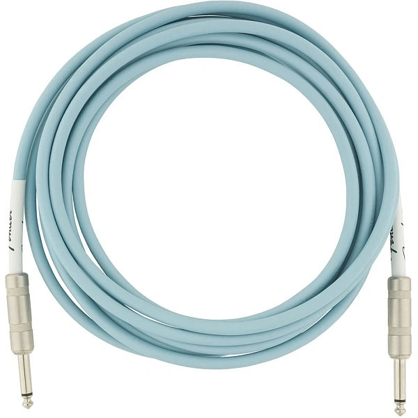 Инструментальный кабель Fender 10" Original Series Instrument Cable Daphne Blue