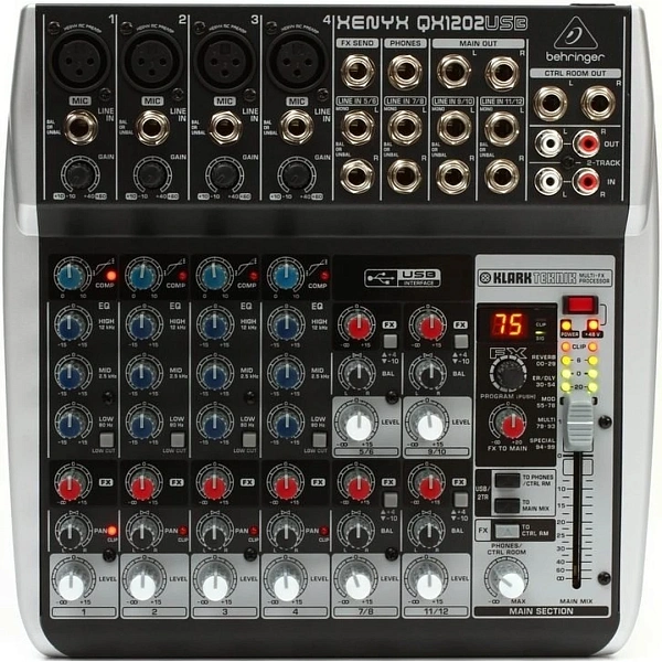 Микшерный пульт Behringer QX1202USB