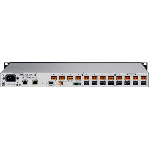 Сигнальный процессор Biamp TesiraFORTE DAN CI