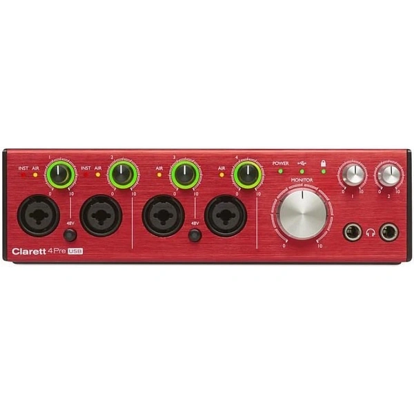 Аудиоинтерфейс Focusrite Clarett 4Pre USB