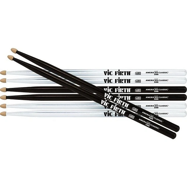 Набор барабанных палочек Vic Firth P5BW.2-5BB.2