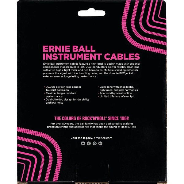 Инструментальный кабель Ernie Ball P06044
