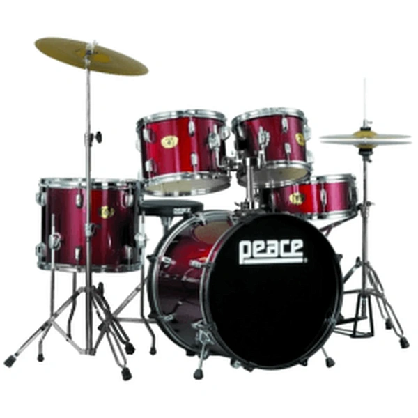 Ударная установка Peace Prodigy DP-109BK-22 Wine Red #25