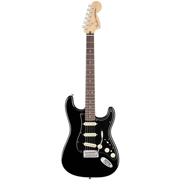 Электрогитара Fender Deluxe Stratocaster - Black with Rosewood Fingerboard