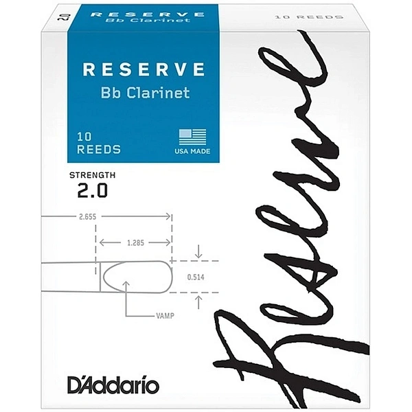 Трость для кларнета Bb Rico DCR1020
