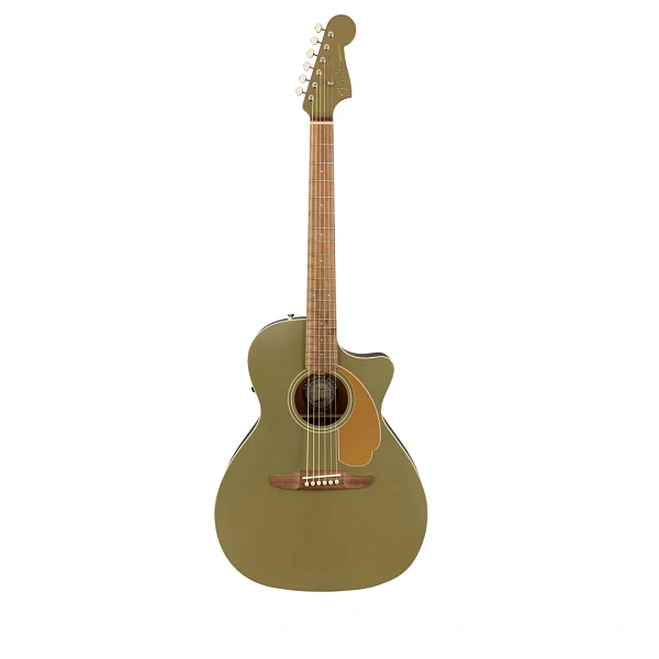 Электроакустическая гитара Fender Newporter Player Olive Satin