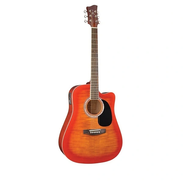 Электроакустическая гитара Jay Turser JJ45FCET-CS