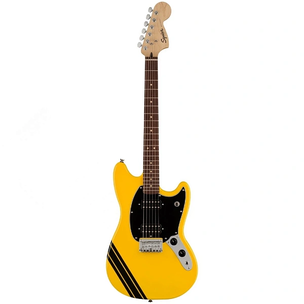 Электрогитара Fender Squier FSR Bullet Mustang HH LRL Competition Graffiti Yellow